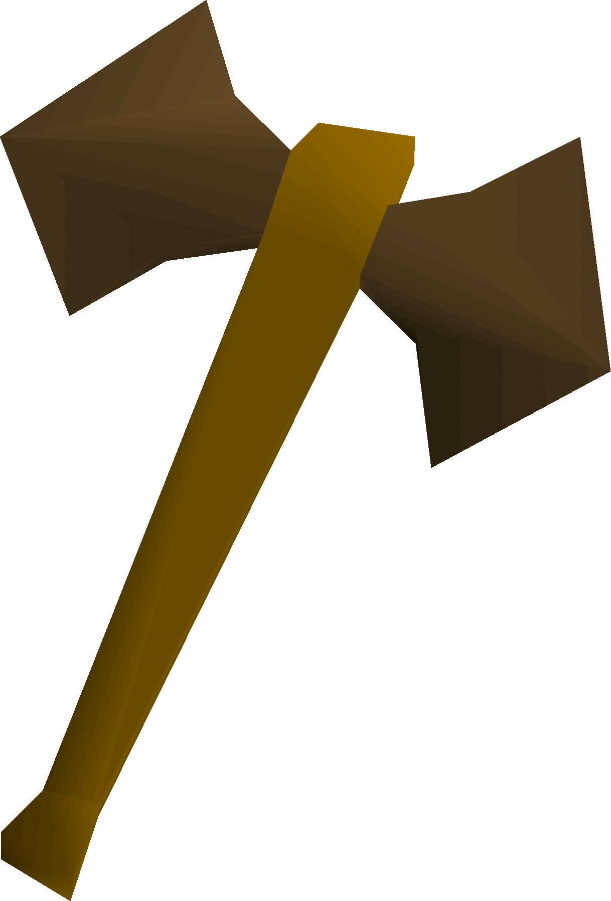 Mithril Battleaxe Runescape Clipart (1200x1770), Png Download