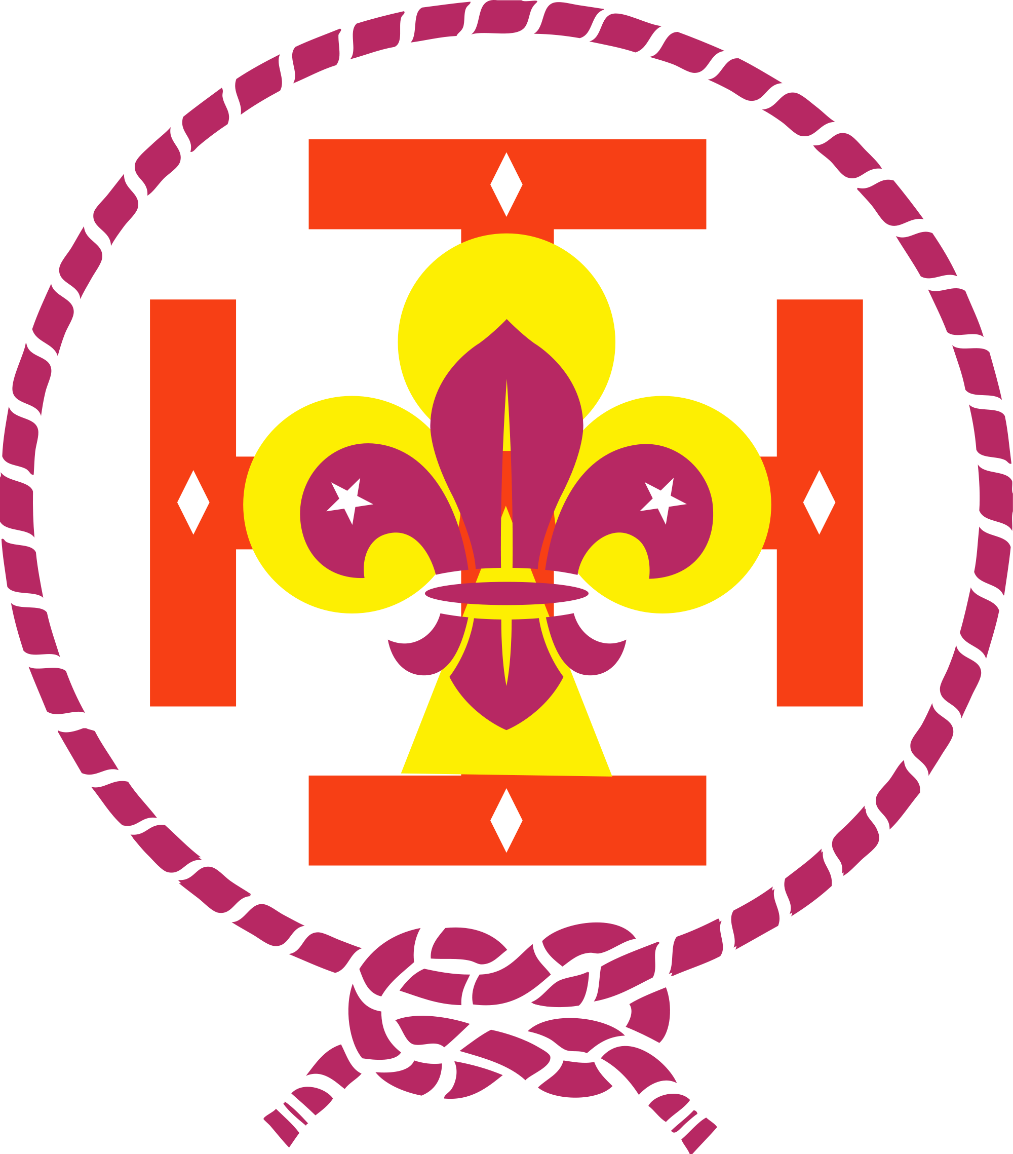 Association Des Guides Et Scouts De Monaco Clipart (2000x2278), Png Download