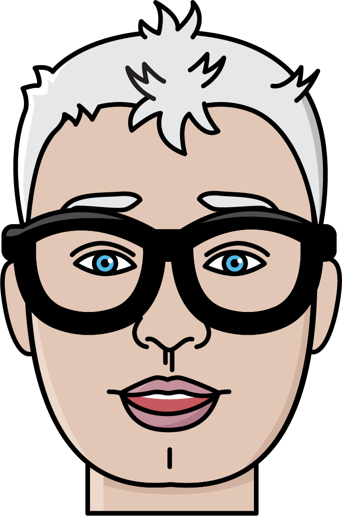 The Cute And Quirky Graphics Feature The Hair Genius Clipart (699x1052), Png Download