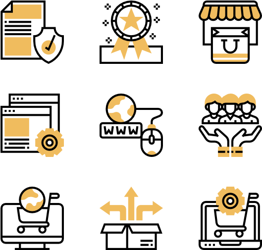 Online Marketplace - Visual Icons Clipart (600x564), Png Download