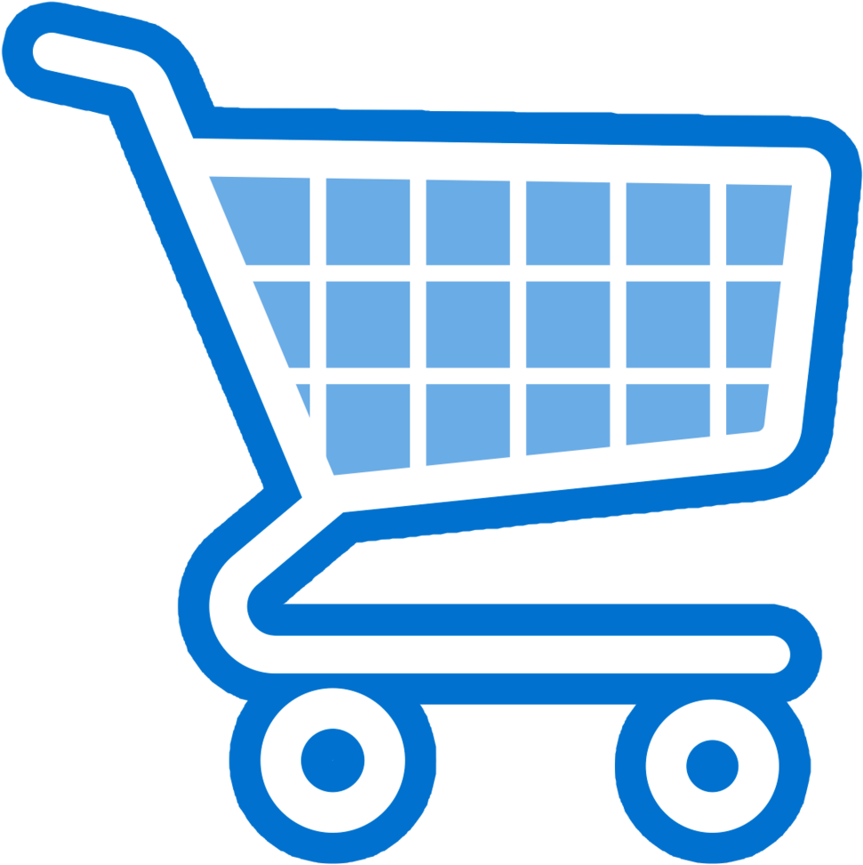 Shopping Cart Only - Caen Clipart (1000x1000), Png Download