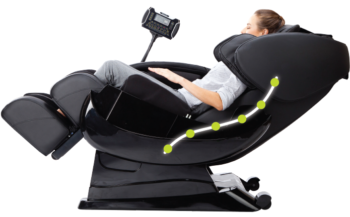 S Shaped Massage Track - Office Chair Clipart (741x451), Png Download