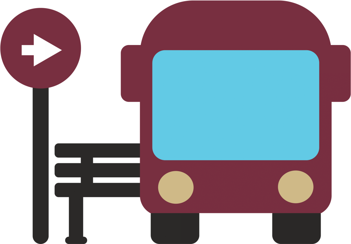 Seminole Express Bus Routes Clipart (1200x1200), Png Download