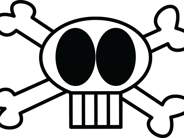 Skeleton Clipart Face - Skull And Crossbones - Png Download (640x480), Png Download