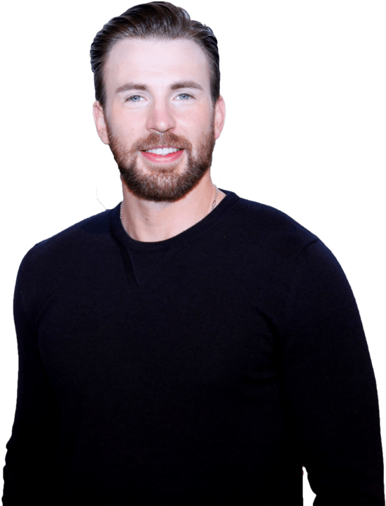 Chris Evans Portrait - Chris Evans Clipart (1023x771), Png Download