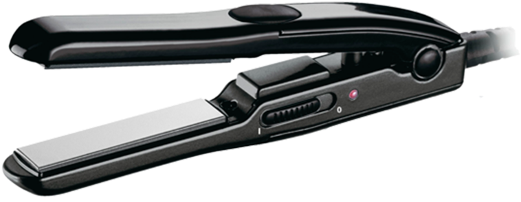 Mini Straightener - Babyliss Mini Straightener Black Clipart (1000x667), Png Download