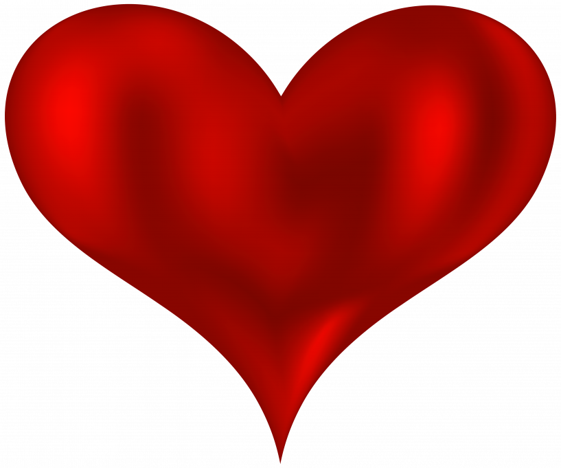 Heart Red Clipart (817x681), Png Download
