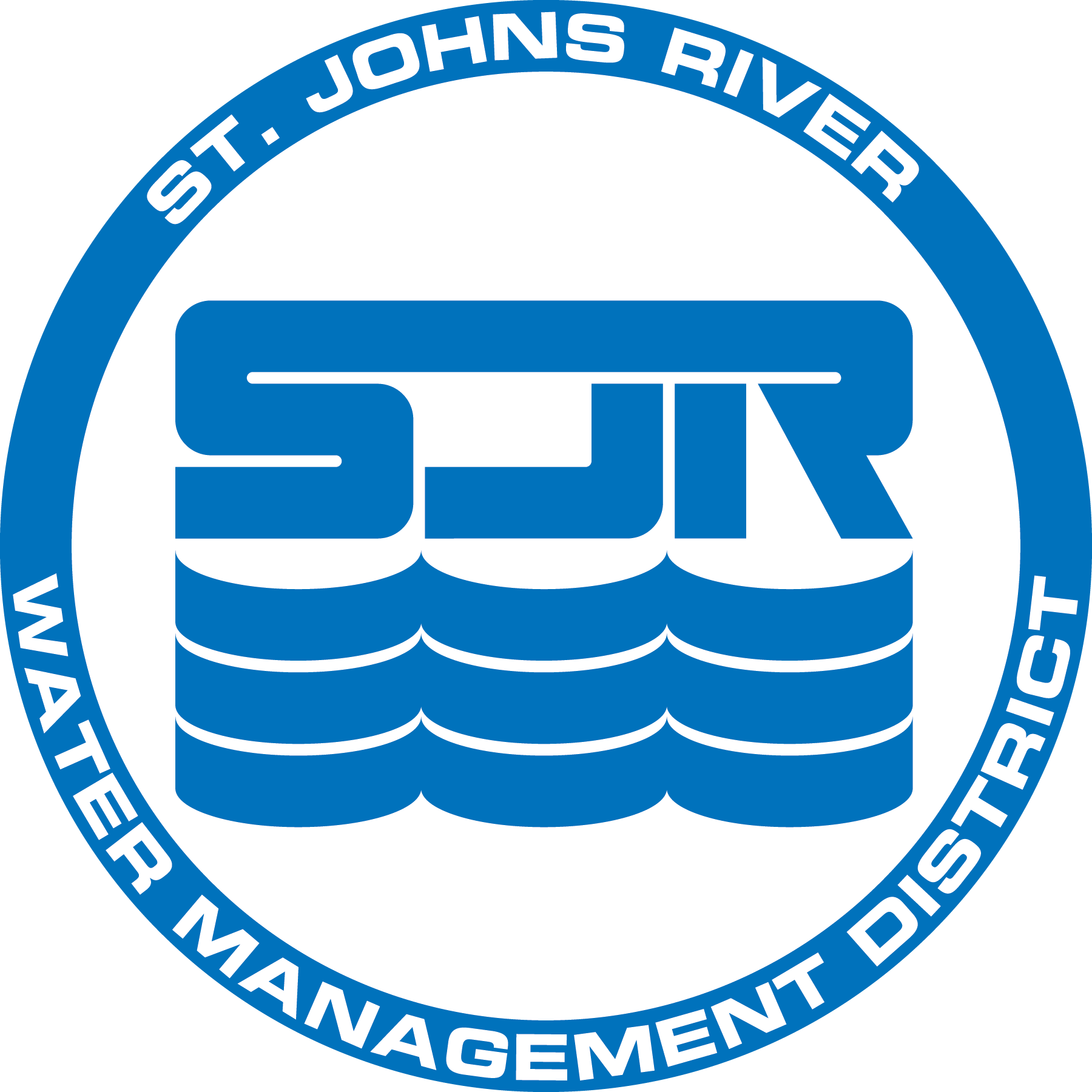 Shoreline Demonstration Site Will Feature 525 Ft - St Johns River Water Management Logo Clipart (1800x1800), Png Download