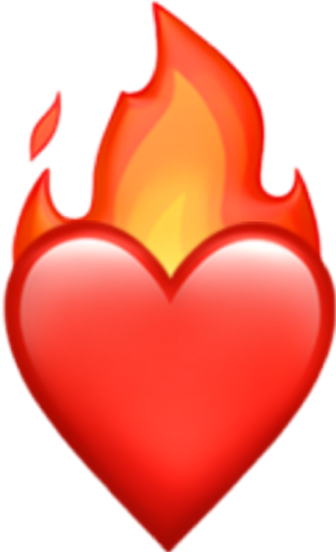 Emoji Fire Png Clipart (480x788), Png Download