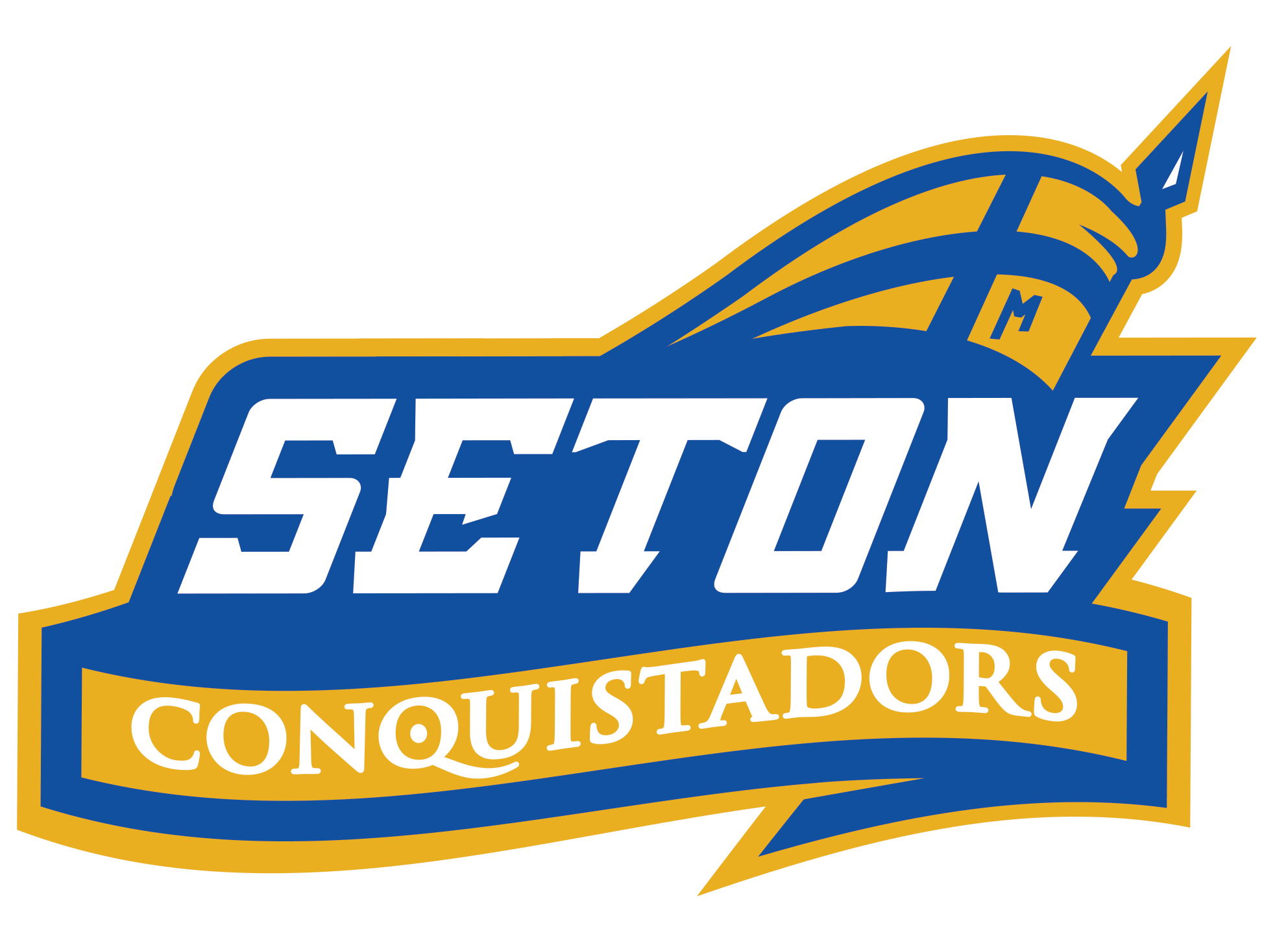 Go To The Sports Schedule - Seton Conquistadors Clipart (1988x1440), Png Download