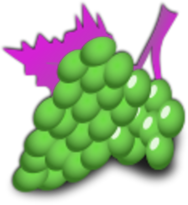 Pin Grapes Clipart - Grapes Clip Art - Png Download (600x656), Png Download