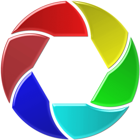 Camera Shutter Logo Png Clipart (640x640), Png Download