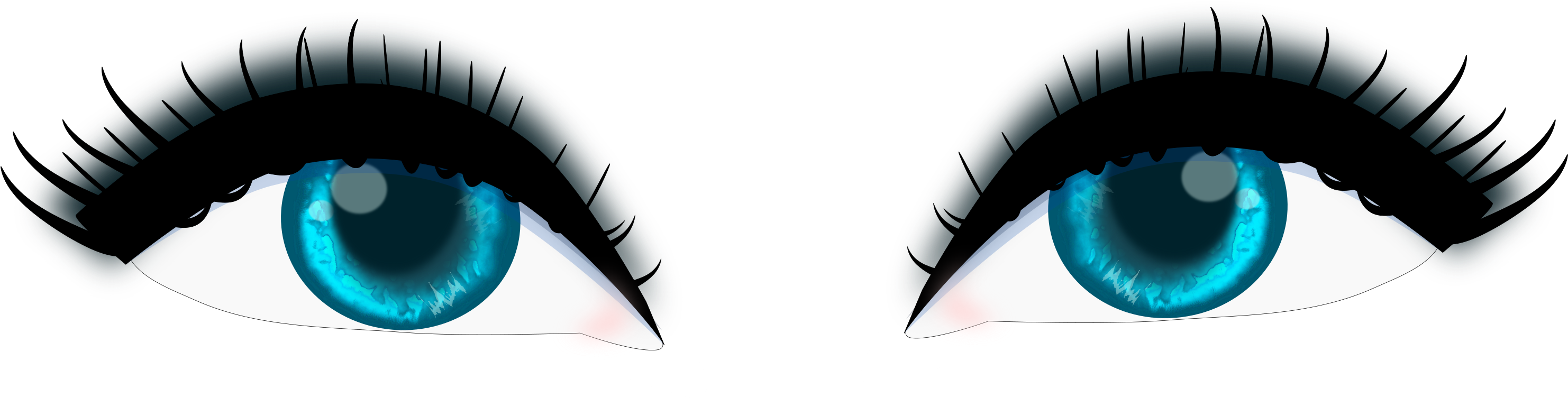 Goldenhalloweyes - Eye Liner Clipart (2971x842), Png Download