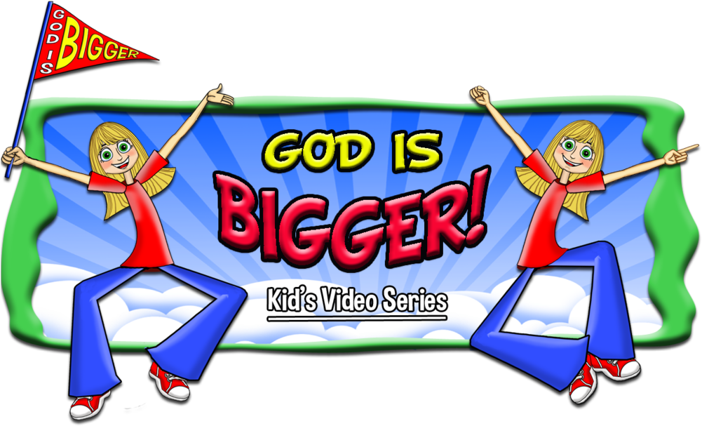 God Is Bigger Video Series - Cartoon Clipart (1000x623), Png Download