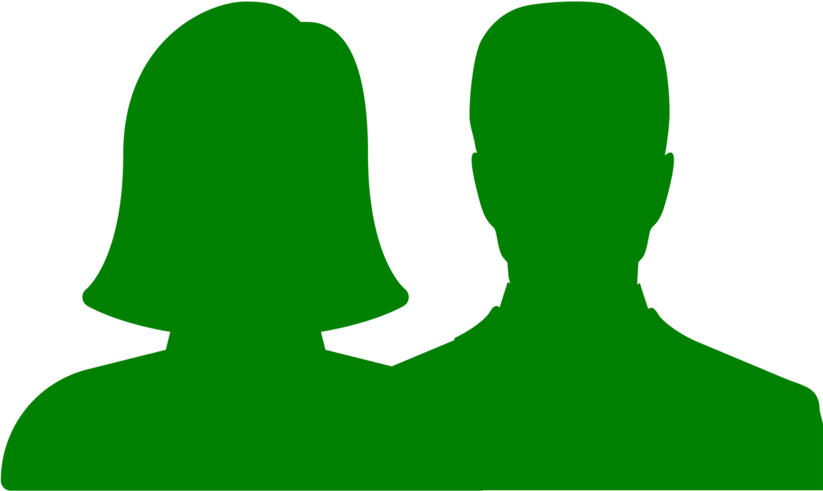 Adhd In Couples - Silhouette Clipart (1200x1200), Png Download