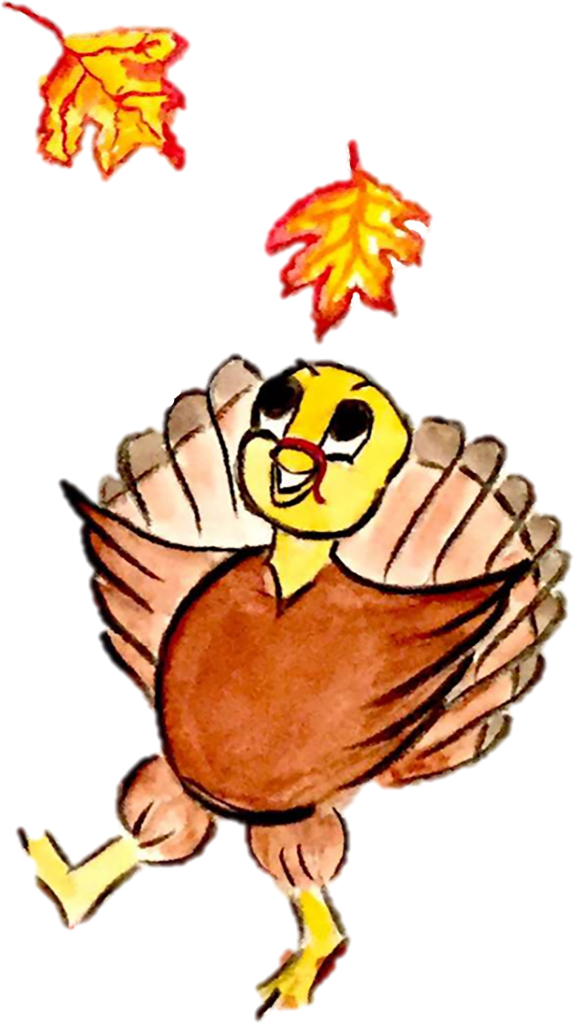 Family Fables Gilroy's Gobble - Cartoon Clipart (574x1024), Png Download