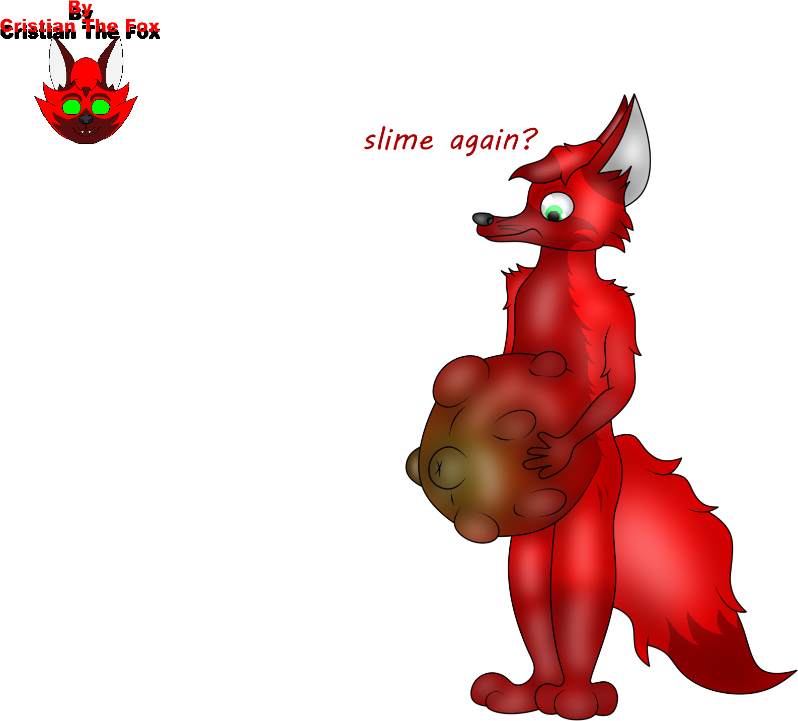 Inflation Slime Again - Cartoon Clipart (2200x1600), Png Download