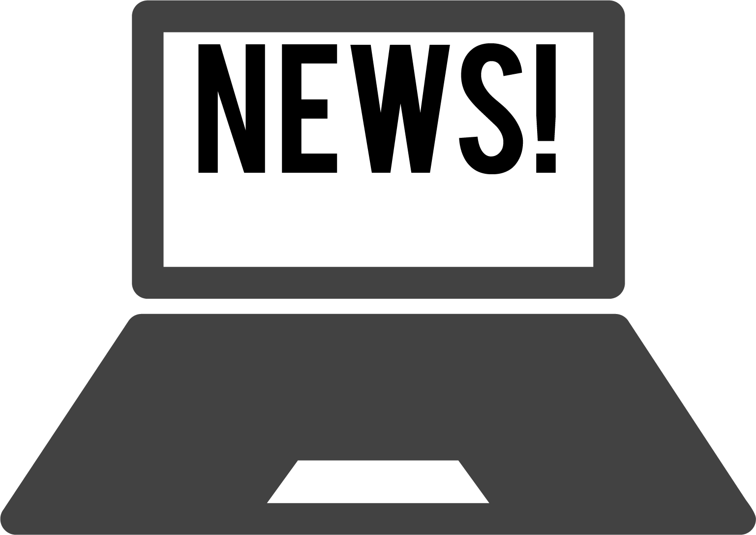 Laptop News 01 - Supernews! Clipart (1537x1087), Png Download