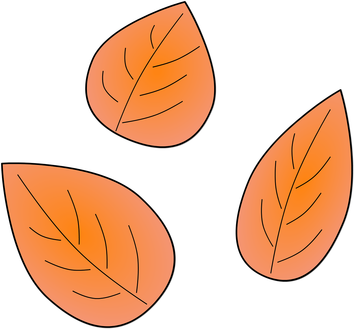 Leaves Plants Autumn Clipart (1280x1184), Png Download