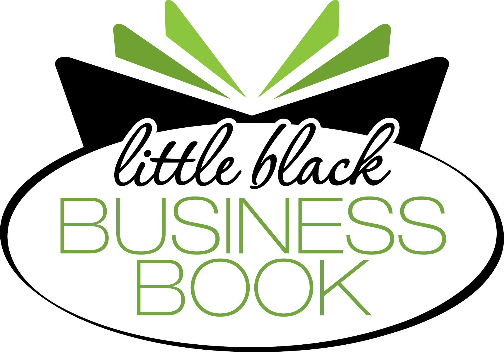 Little Black Business Book Image Clipart (1720x1202), Png Download