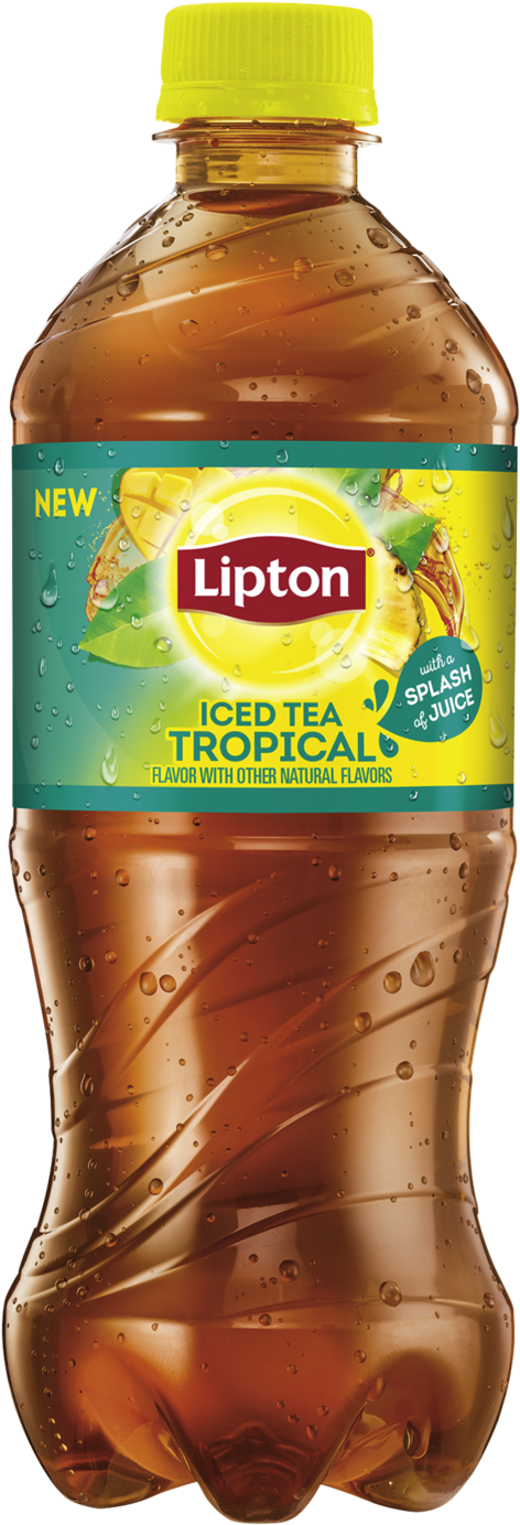 Iced Tea Png - Lipton Iced Tea Tropical Clipart (1500x1500), Png Download