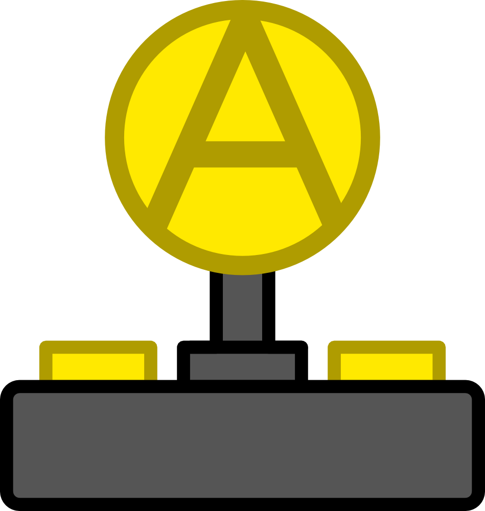 Anarchist Joystick - Circle Clipart (949x1000), Png Download