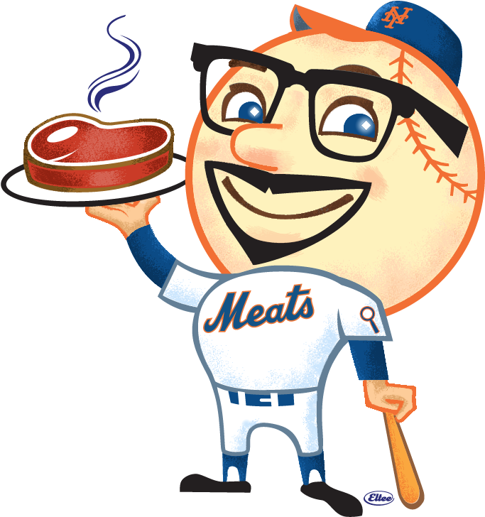 Awesome Stuff Larry - Logos And Uniforms Of The New York Mets Clipart (828x806), Png Download