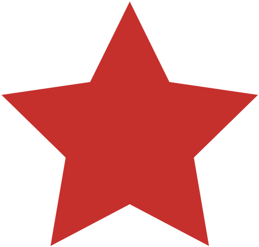 Star - Red Star White Background Clipart (940x788), Png Download