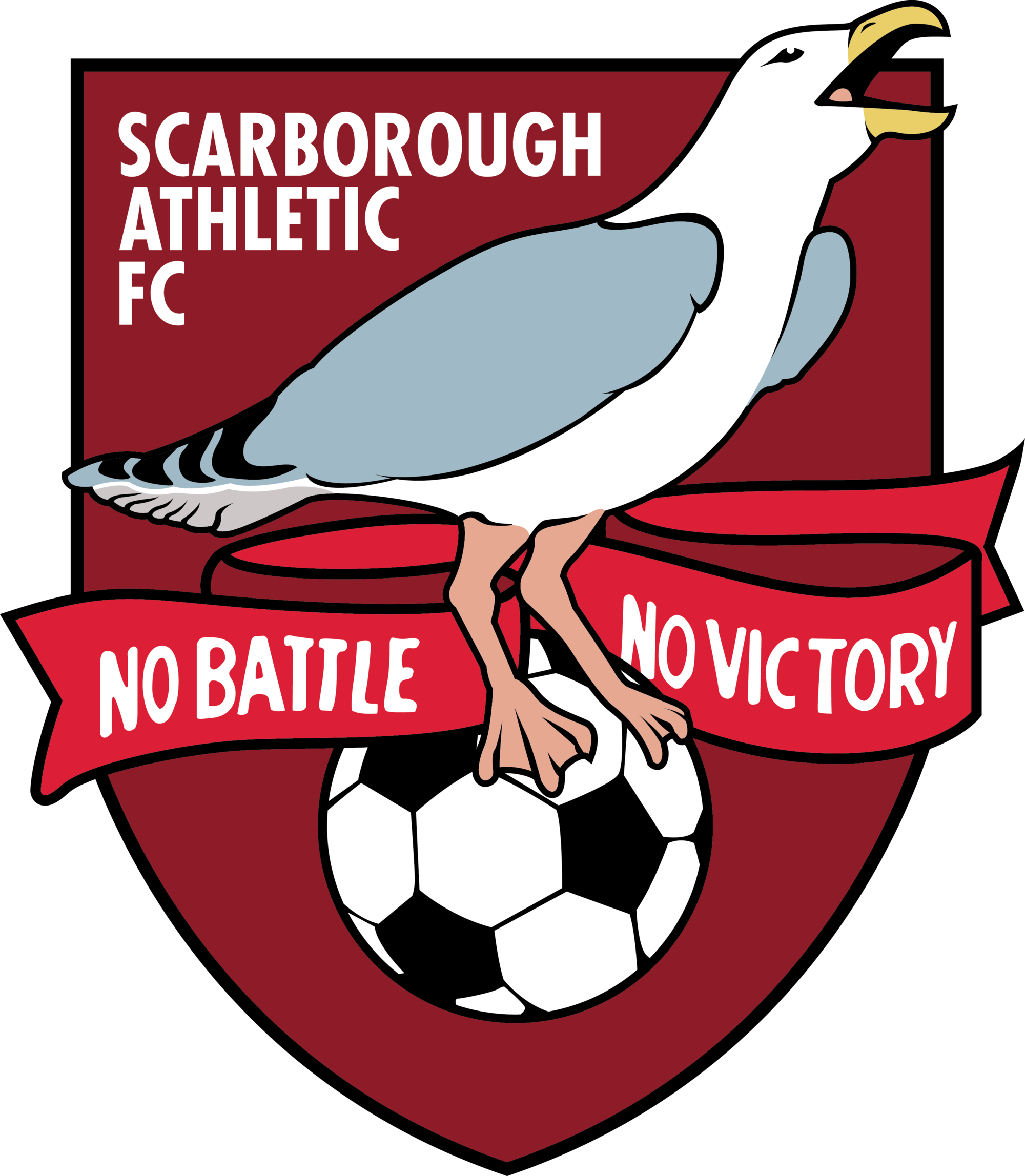 Scarborough Athletic Badge - Scarborough Athletic Fc Clipart (2000x2295), Png Download