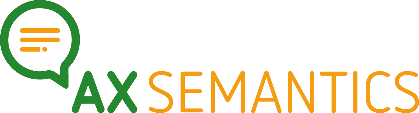 Ax Semantics Nlg Cloud Editor Clipart (1418x384), Png Download