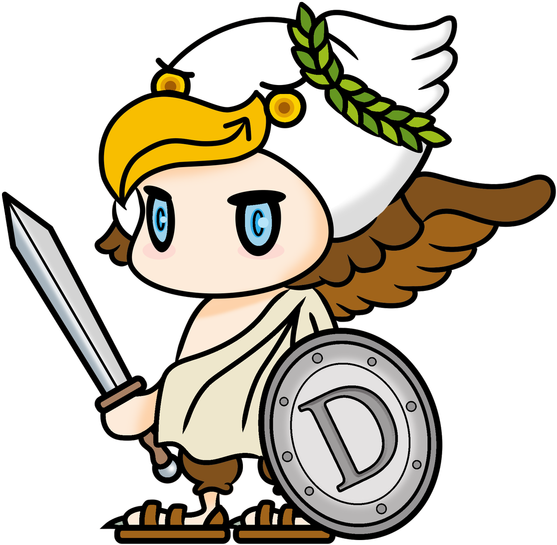 Denarius [d] On Twitter Clipart (1200x1200), Png Download