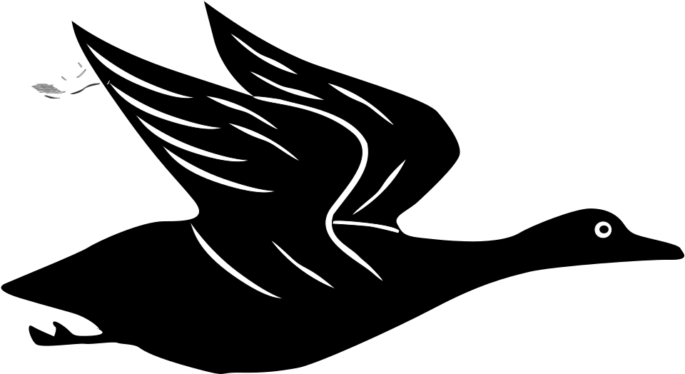 How To Set Use Duck Flying Svg Vector Clipart (636x900), Png Download