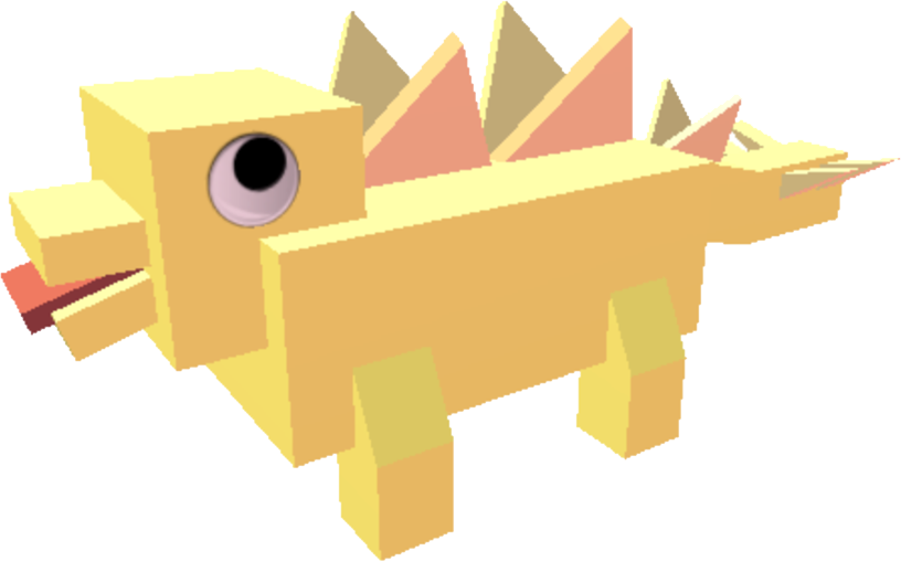 Stegosaurus, - Origami Clipart (816x509), Png Download