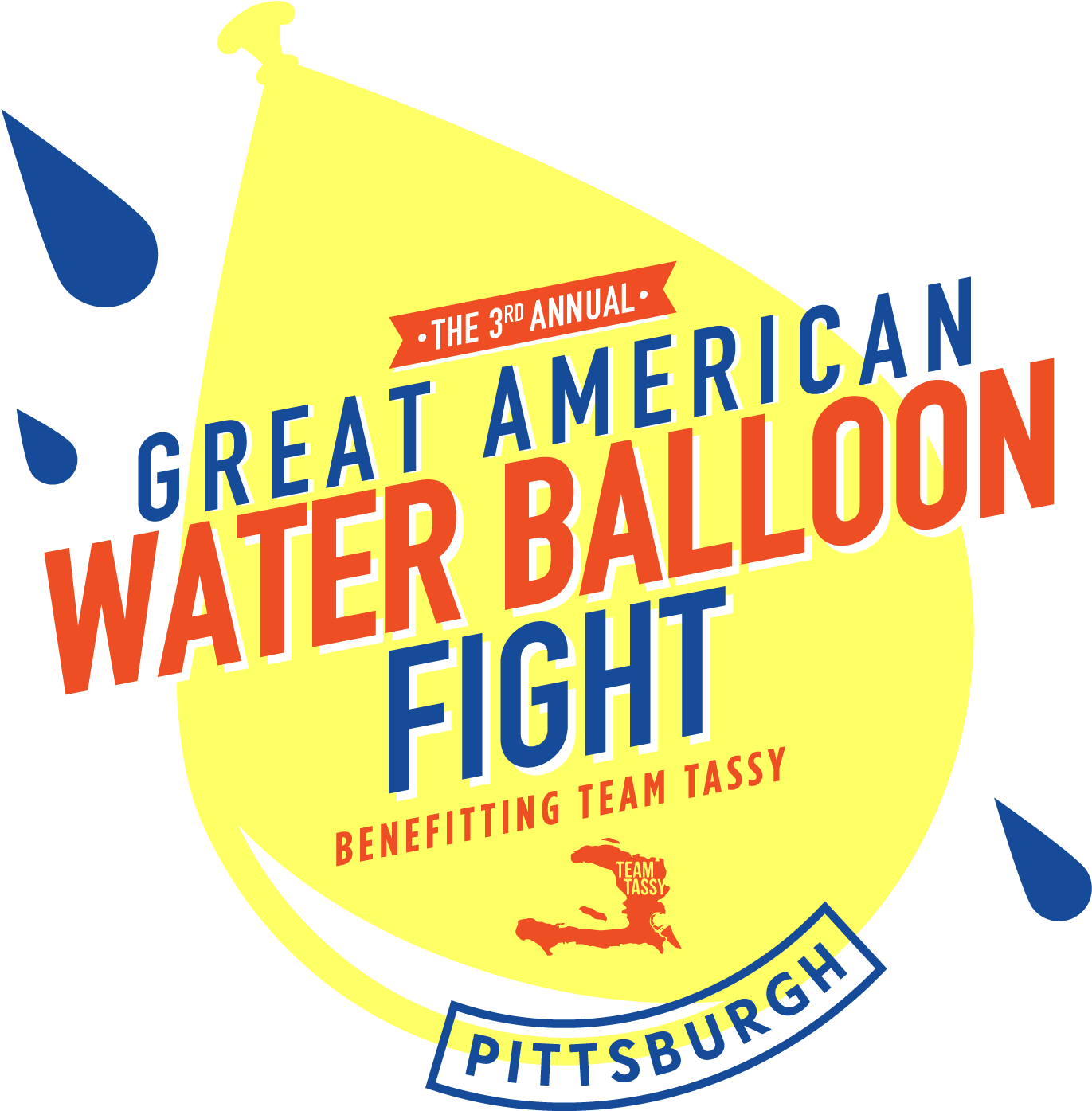 Pittsburgh Great American Water Balloon Fight - Water Balloon Fight Clipart (1371x1395), Png Download