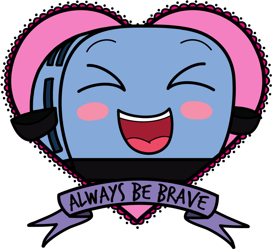 Always Be Brave Redbubble, Society6, Teepublic - Be Brave Throw Pillow Clipart (1280x1280), Png Download