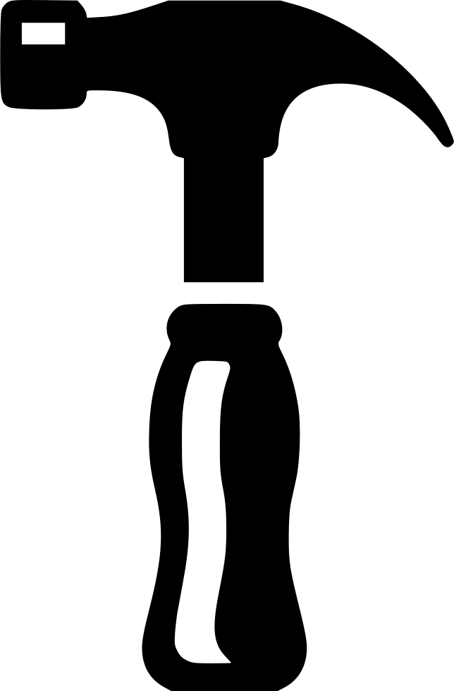 Hammer Clipart Svg - Portable Network Graphics - Png Download (630x980), Png Download