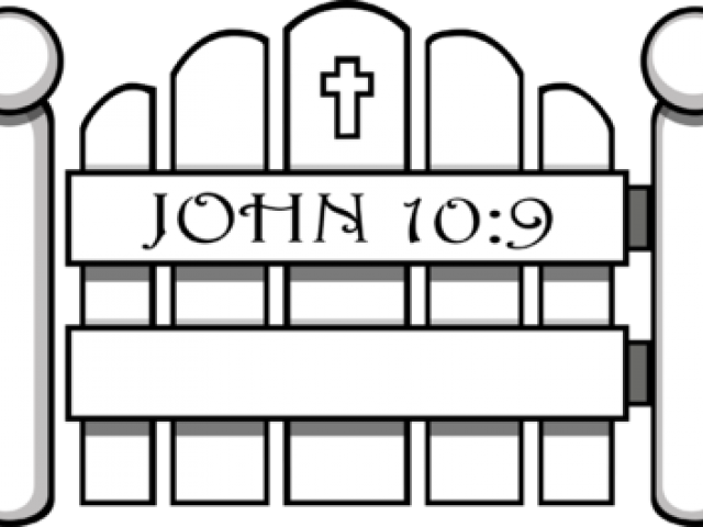 Gate For The Sheep Clipart (640x480), Png Download
