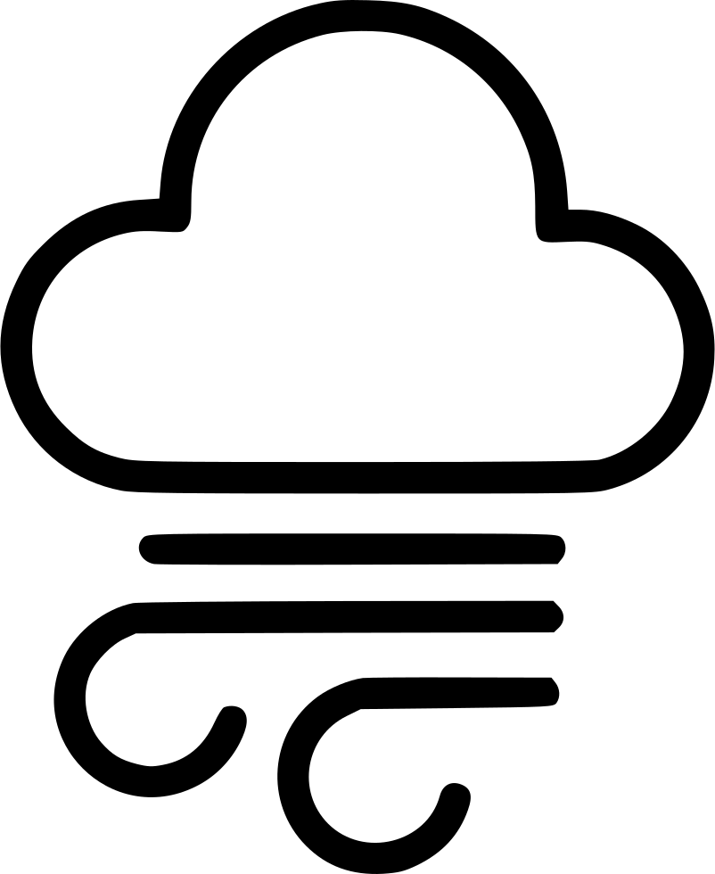 Thunder Clipart Cloudy - Cloud - Png Download (802x980), Png Download
