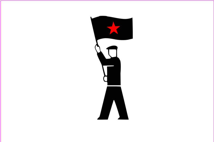 Gerd Arntz Flag Clipart (900x600), Png Download