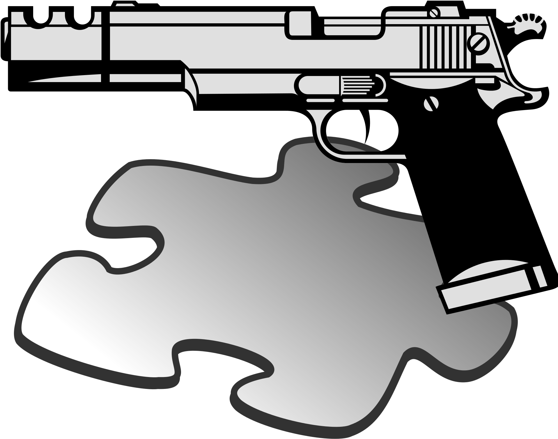 File Template Svg Wikimedia Commons Open - Armas De Fuego Dibujo Clipart (2000x2000), Png Download