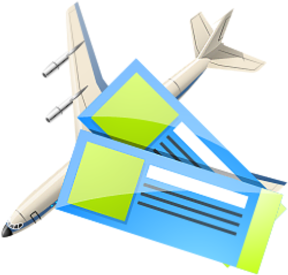Air Tickets Clipart (600x600), Png Download