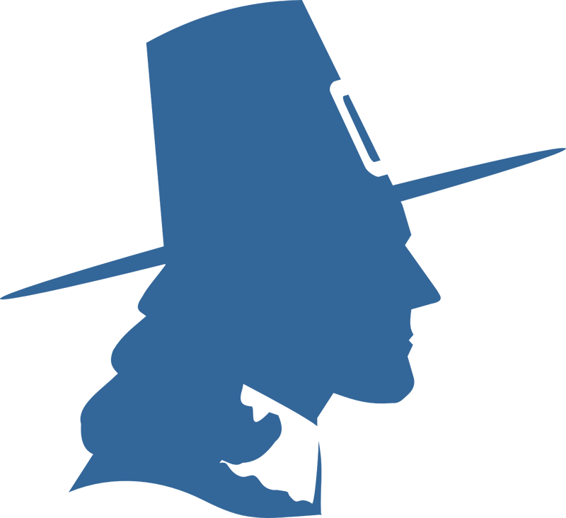 Metropolitan Library System - Pilgrim Silhouette Clipart (800x732), Png Download