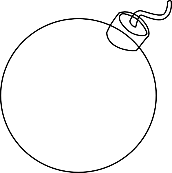 Bomb Clipart Transparent - Png Download (594x599), Png Download