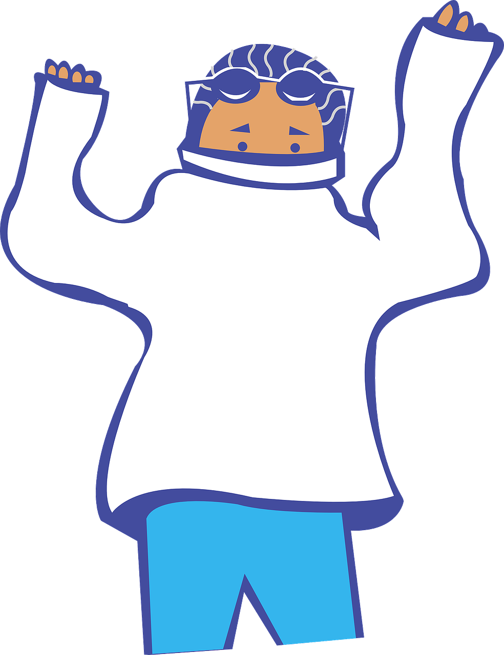 Boy In Pajamas Clipart - Put On Clothes - Png Download (600x780), Png Download