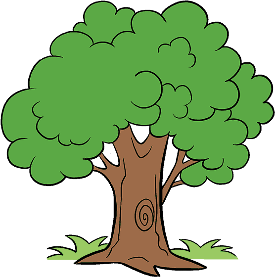 Tree Cartoon Png - Cartoon Images Of Tree Clipart (678x600), Png Download
