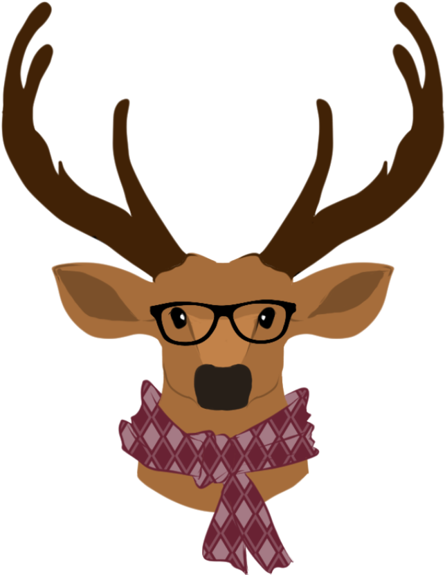 Google Search Starbucks, Hipster, Deer, Hipsters, Mule - Hipster Animal Transparent Png Clipart (942x848), Png Download