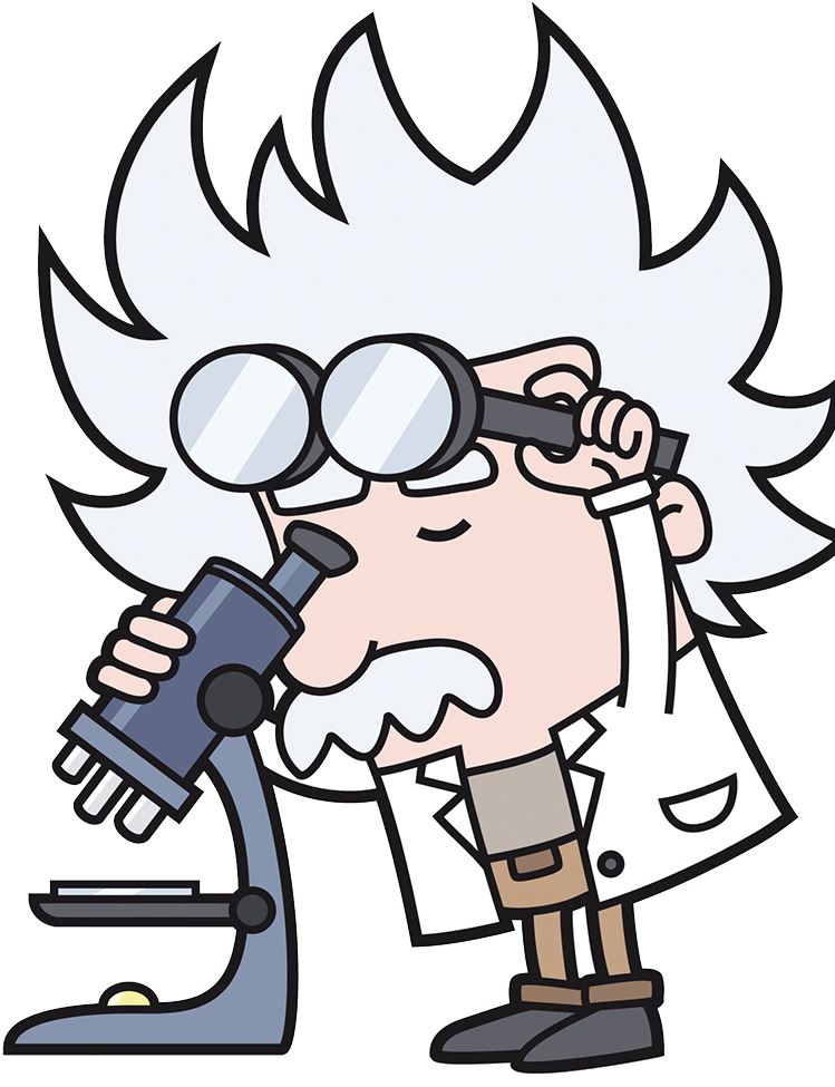 Clip Art Cartoon Transprent Png Free Download - Cartoon Scientist Transparent Png (820x980), Png Download