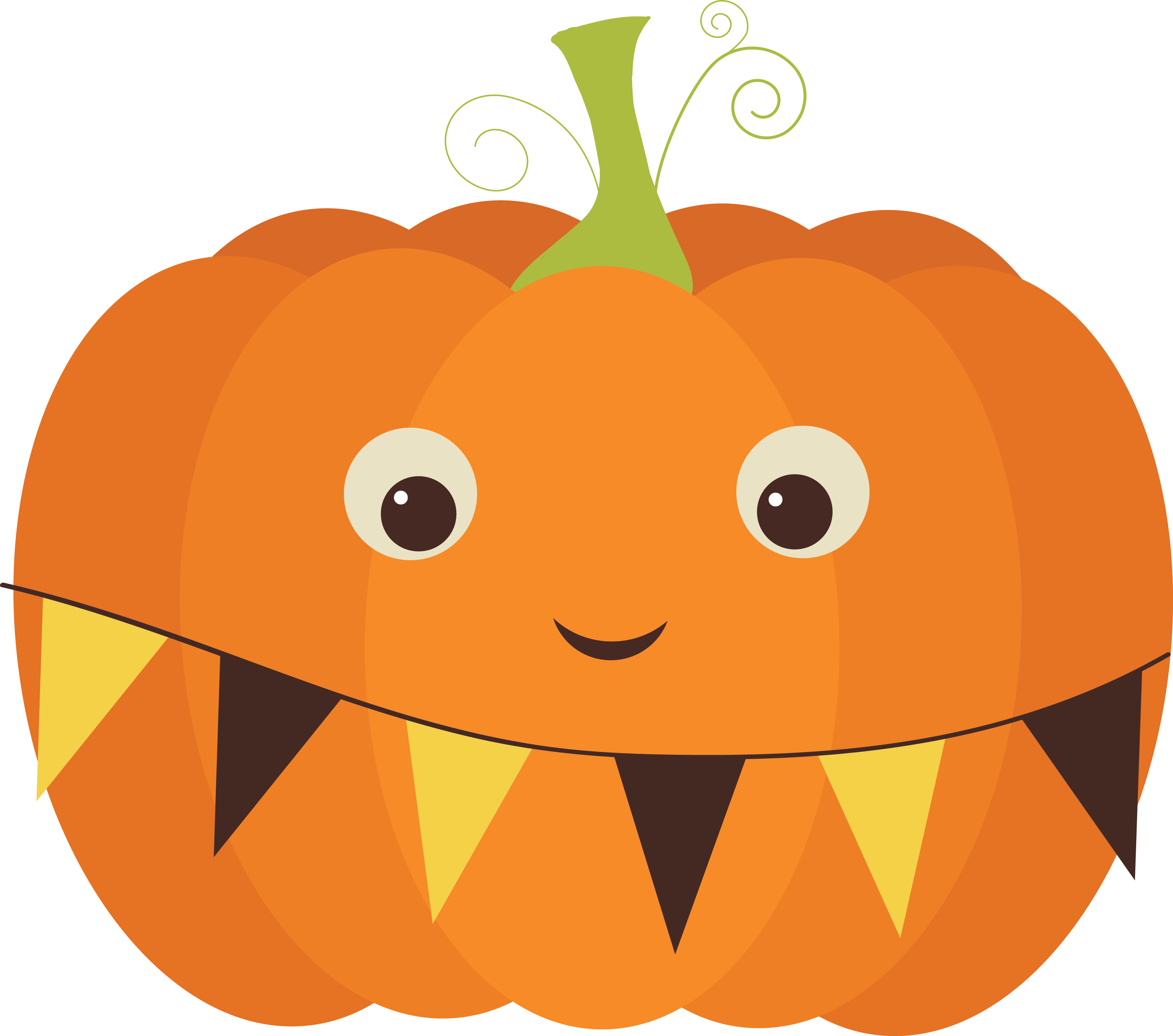 Pumpkin Clipart (3316x2929), Png Download