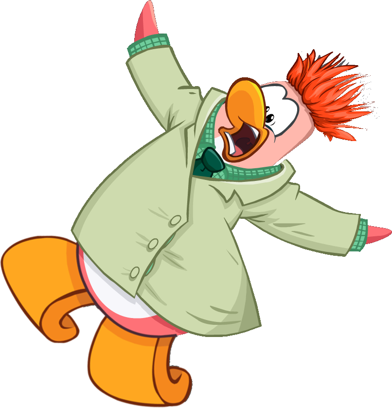 Club Penguin Wiki - Club Penguin Penguin Screaming Clipart (806x839), Png Download