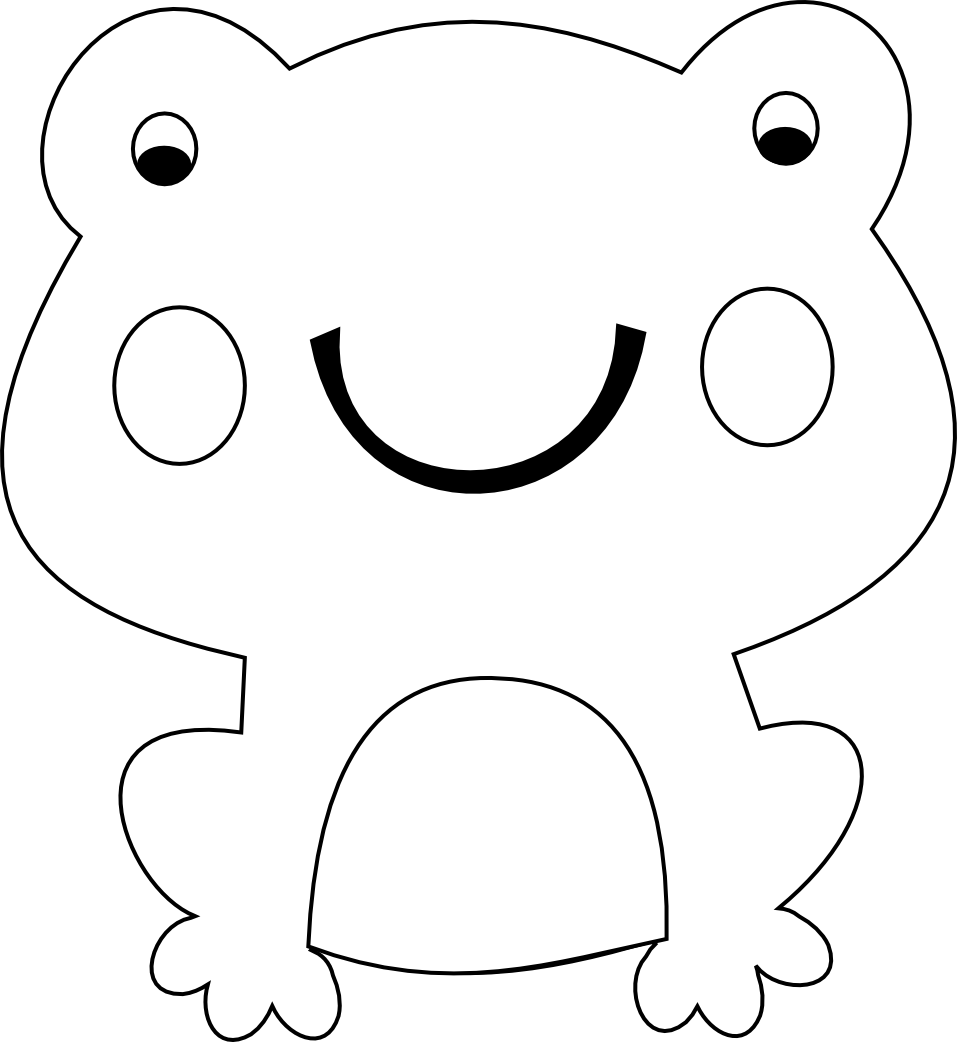 Frog - Clip Art - Png Download (957x1042), Png Download
